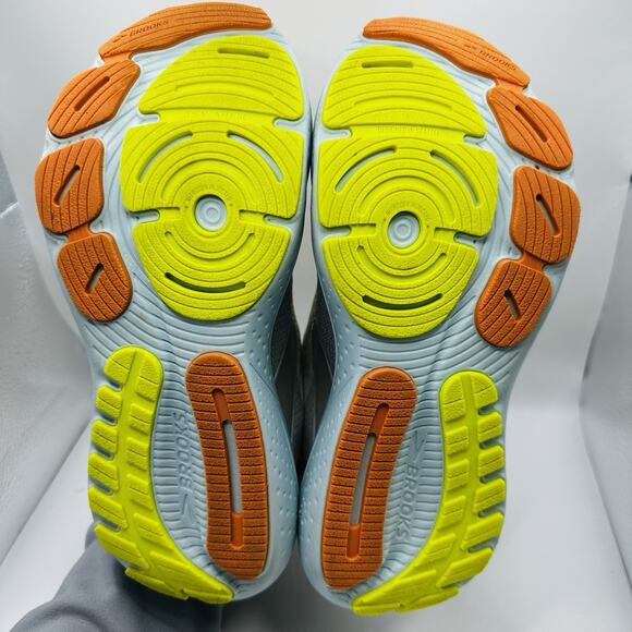 Brooks Glycerin 21 Shoes Coconut Aqua Autumn Sunset Running Womens Size 8 D Wide - Picture 5 of 6